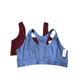 Gap Body Bralette Womens Small  Set of 2 Cotton Rib Lounge Athleisure Comfy